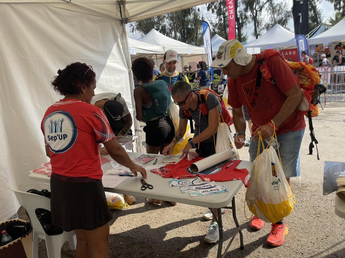 Le stand Sep'UP à La Réunion